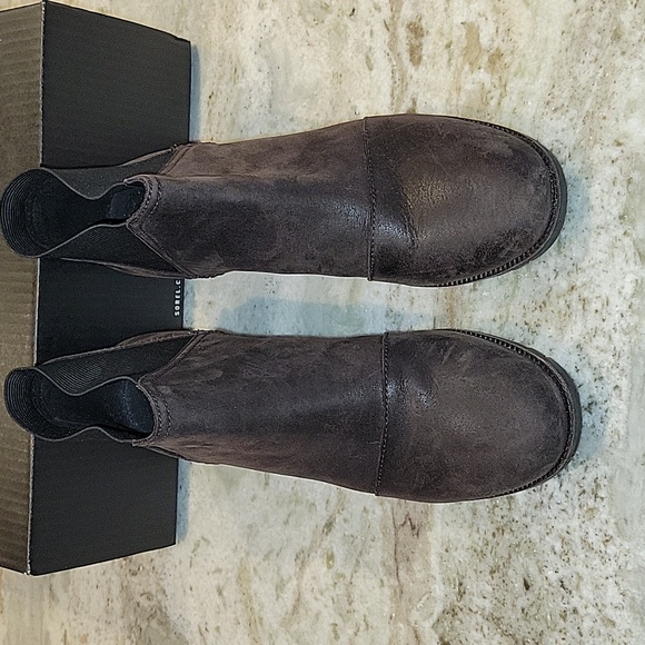 Sorel Cate Leather Chelsea short boots - Picture 2 of 8